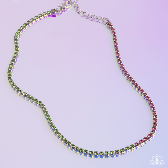 Dedicated Duo - Green

P2CH-GRXX-034XX
Set in sleek silver square fittings, rose rhinestones transition to green rhinestones along the collar for a dazzling, dichromatic display. Features an adjustable clasp closure.

Sold as one individual choker necklac