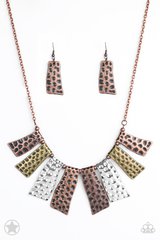 Fan of the Tribe Multi Blockbuster Necklace