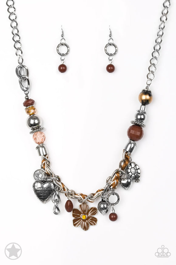 Blockbuster - Charmed, I'm Sure -Brown - Necklace