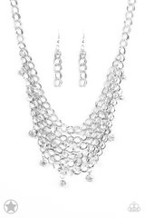 Fishing for Compliments Silver Blockbuster Necklace