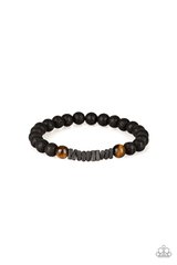 Courage Brown Bead Bracelet