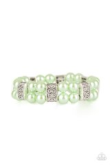 Time After TIMELESS Green Pearl Bracelet