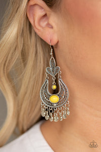 Fiesta Flair Yellow Earrings