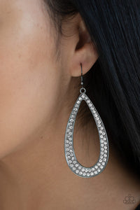 Diamond Distraction Black Earring