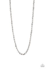 Instant Replay - Silver Mens' Necklace