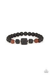 Rested and Refreshed Men's Brown Bracelet
