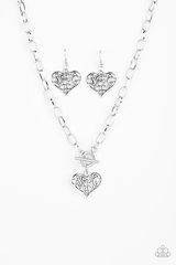 Heart-Touching Harmony - Silver Heart Necklace