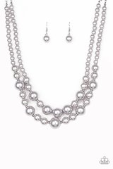 The More The Modest - Silver Pearl Necklace