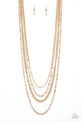 SoHo Sophistication - Gold Necklace