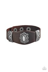 Western Romance Brown Bracelet