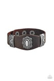 Western Romance Brown Bracelet