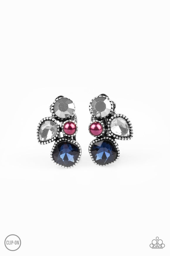 Super Superstar - Multi Clip On Earrings