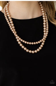 Woman Of The Century Brown Pearl Necklace