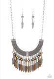 Fierce In Feathers Multi Necklace