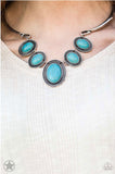 River Ride - Blue Blockbuster Necklace