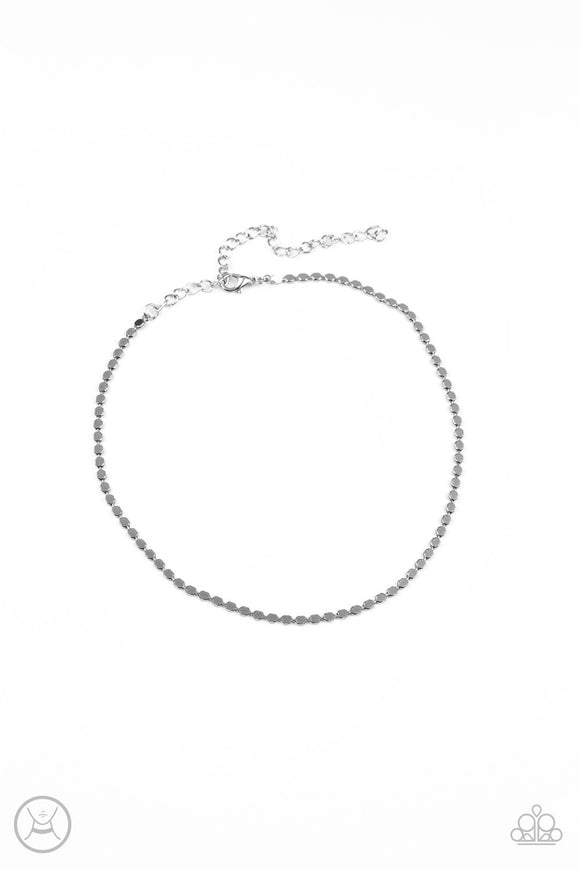 When in CHROME - Silver Choker Necklace