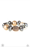 All Cozied Up Brown & Copper Blockbuster Bracelet