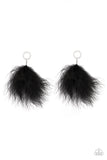 BOA Down - Black Feather Earrings