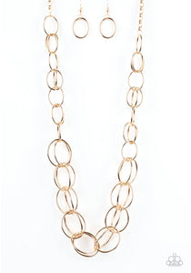 Elegantly Snarled Gold Necklace