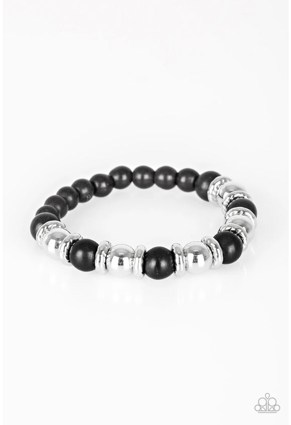 Across The Mesa Black Bracelet