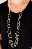 Elegantly Snarled Gold Necklace