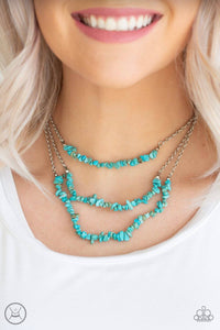 Eco Goddess Blue Necklace