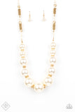 Pearly Prosperity - Gold Pearl Necklace