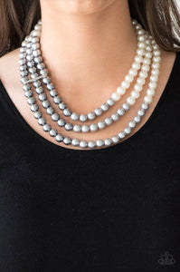 Times Square Starlet - Multi Pearl Necklace