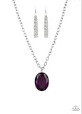 Light As HEIR Purple Necklace