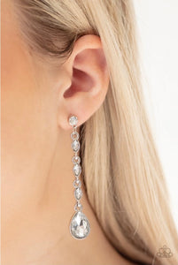 Must Love Diamonds White Earring