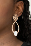 Opal Obsession - Rose Gold Clip-On Earrings