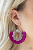 Fringe Fanatic - Purple Earring