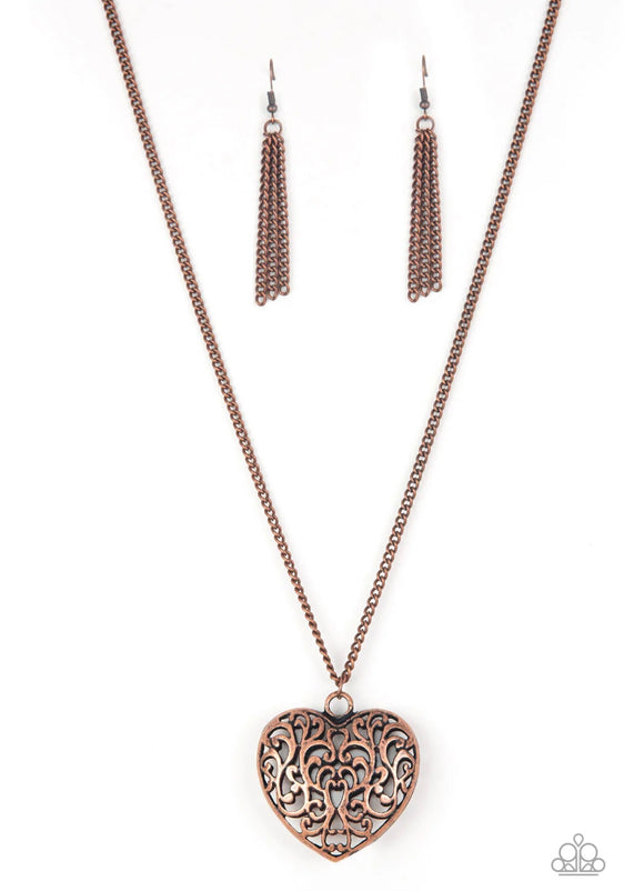 Victorian Virtue - Copper -Necklace