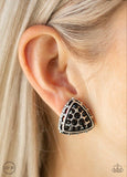 Rebel Rapture Black Clip-On Earring