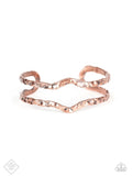 Rustic Ruler Fashion Fix Copper Bracelet