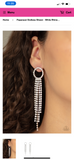 Endless Sheen White Earrings