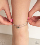 Ocean Heart - Silver Anklet