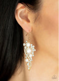 High-End Elegance Gold Pearl Earring