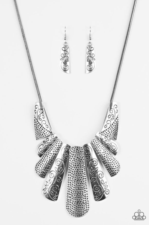 Untamed Silver Blockbuster Encore Necklace